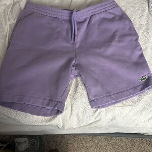 Lacoste Men's Athletic Shorts in Lavender